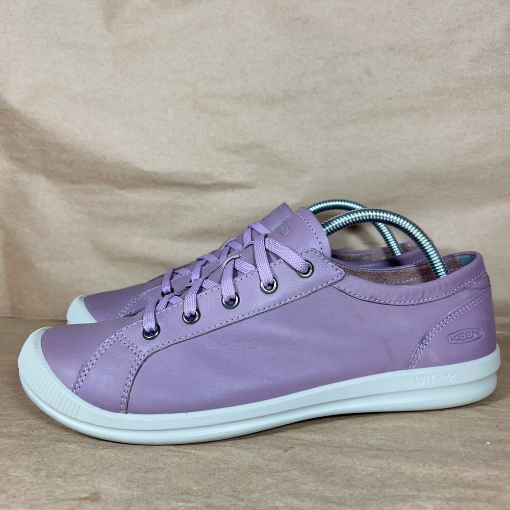 Keen Lorelai Sneakers Camp Shoes Women Size 11 Lilac Leather Low Top 1020506